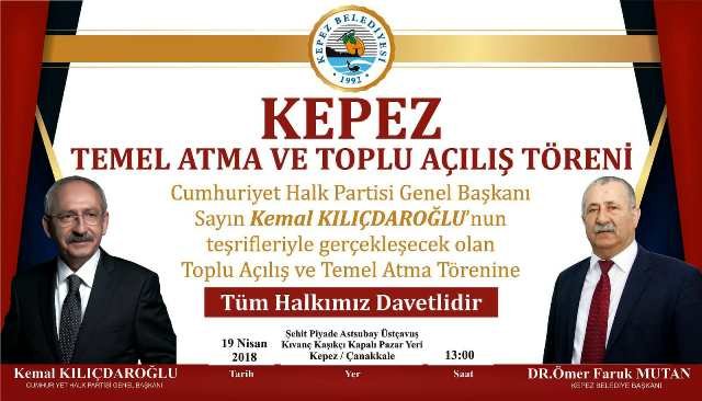 Kılıçdaroğlu, Kepez'de toplu açılış törenine katılacak