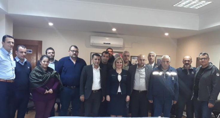 Konak Belediye Başkan aday adayı Türkan Başyiğit'ten sendikalara ziyaret