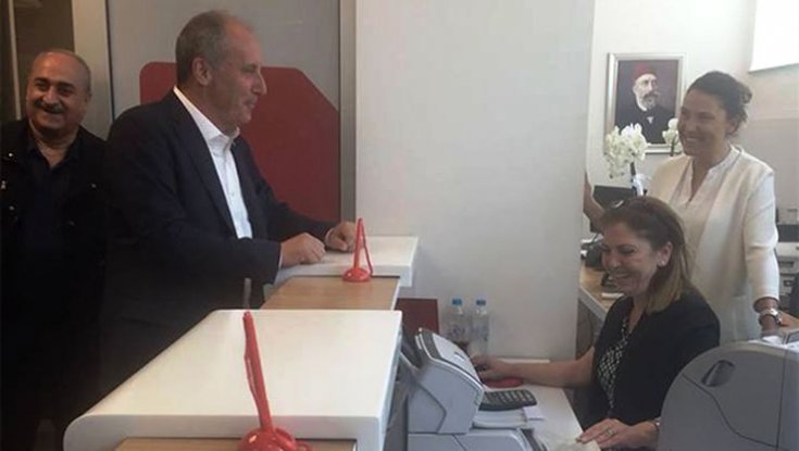 Muharrem İnce'den diğer cumhurbaşkanı adaylarına 500 lira bağış