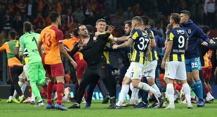 Olaylı Galatasaray-Fenerbahçe derbisinin cezaları onandı
