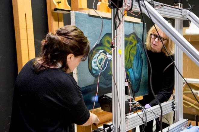 Picasso tablosunun altında gizli bir resim daha bulundu Picasso tablosunun altında gizli bir resim daha bulundu