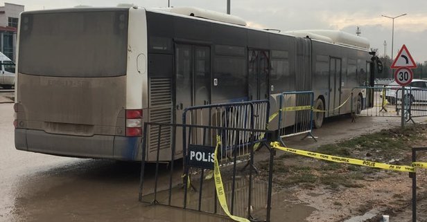 Sincan cezaevi önünde servis bekleyen gazi ve avukatlara otobüs çarptı