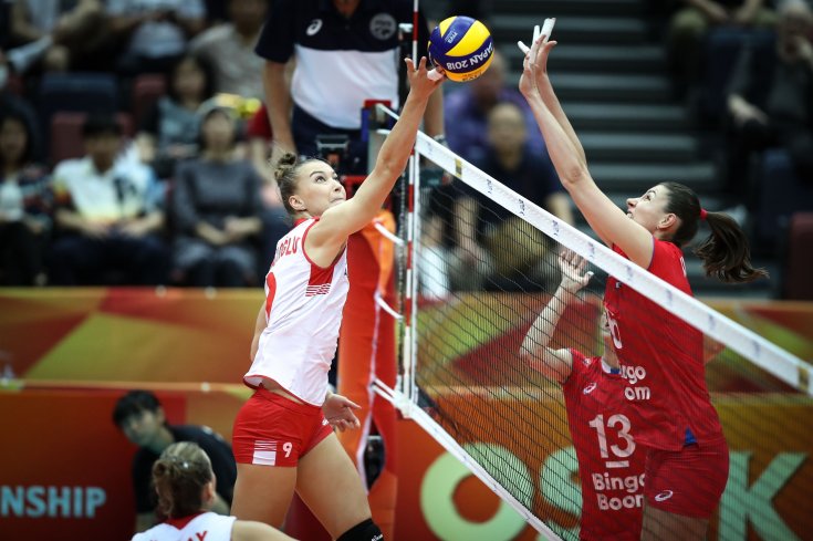 Türkiye, Kadınlar Dünya Voleybol Şampiyonası'nda Rusya'ya 3-0 mağlup oldu