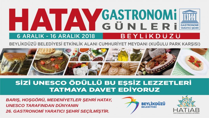 UNESCO ödüllü Hatay lezzetleri Beylikdüzü'nde