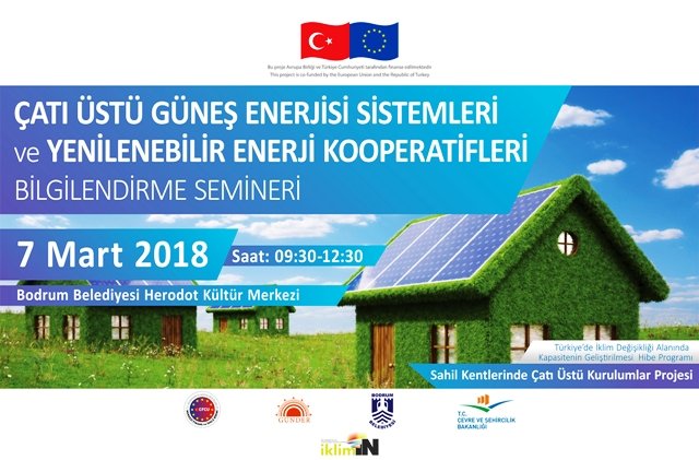 Yenilenebilir enerji konulu seminer düzenleniyor