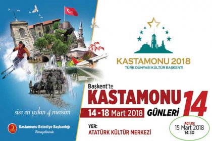 14. Kastamonu Günleri 14 Mart'ta başladı