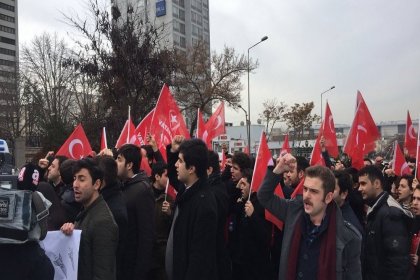 ABD Dışişleri Bakanı Tillerson'ı protesto eden gruba müdahale