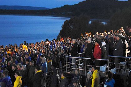 Anzaklar, Şafak Ayini’nde atalarını andı