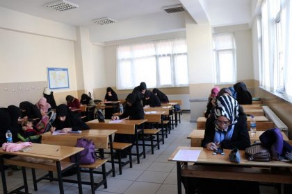 Hizbullah kamu okullarında sınav düzenledi