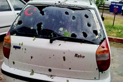 Kastamonu'da etkili olan dolu yağışı nedeniyle 38 kişi yaralandı, 2 bin 65 araç ve 428 bina hasar gördü