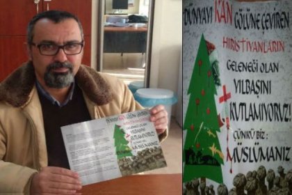 Okullarda öğretmen odalarına 'Müslüman Noel kutlamaz' broşürleri bırakıldı!