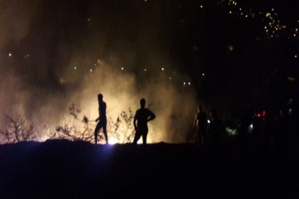 Trabzon'da çıkan orman yangını 4 saatte söndürüldü