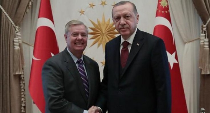 Erdoğan'ın ABD'li senatörle görüşmesi sona erdi
