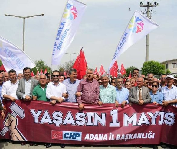 Adana’da tarihi 1 Mayıs: 30 yıl sonra bir büyükşehir belediye başkanı emekçilerle yürüdü