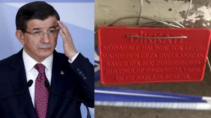 AKP’li belediye, Davutoğlu’nun parti binasını mühürledi