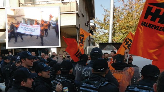 Ankara'da Halkevleri'nin uyuşturucu karşıtı eylemine polis saldırdı