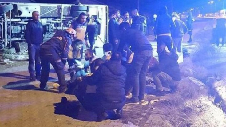 Ankaragücü taraftar otobüsü kaza yaptı: 2 kişi hayatını kaybetti