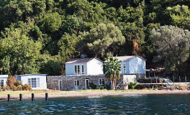 Arazisine yol açmak için sit alanındaki ağaçları kestirdi