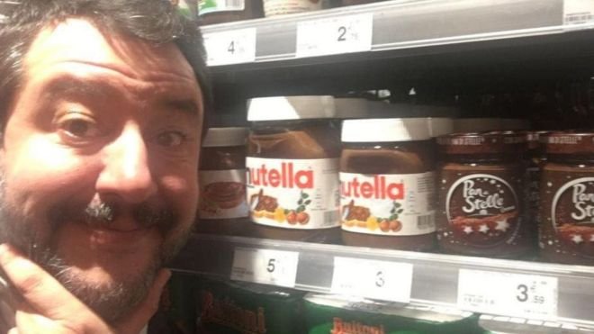 Aşırı sağcı İtalyan politikacı Salvini, Türk fındığı kullandığı için artık Nutella'yı sevmediğini söyledi