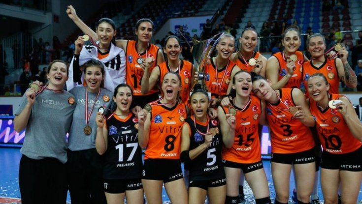 AXA Sigorta Kadınlar Kupa Voley şampiyonu Eczacıbaşı VitrA oldu AXA Sigorta Kadınlar Kupa Voley şampiyonu Eczacıbaşı VitrA oldu