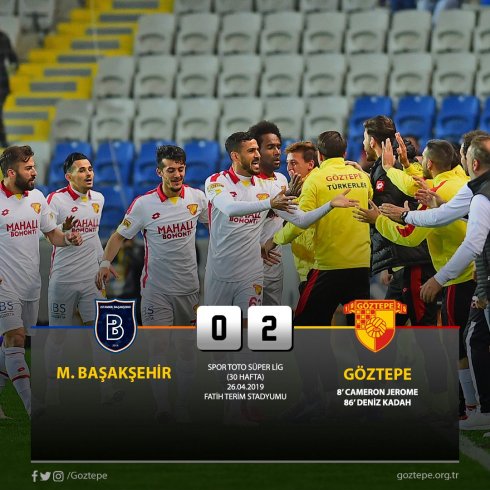 Başakşehir, Göztepe'ye 2-0 yenildi