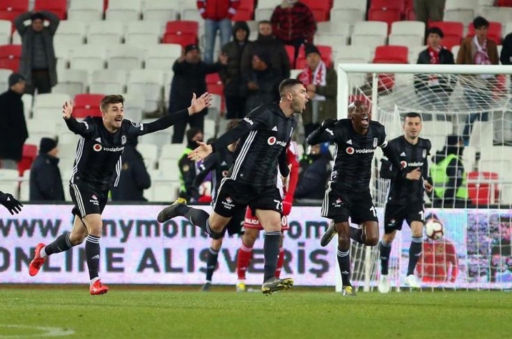 Beşiktaş, DG Sivasspor'u 2-1 yendi Beşiktaş, DG Sivasspor'u 2-1 yendi