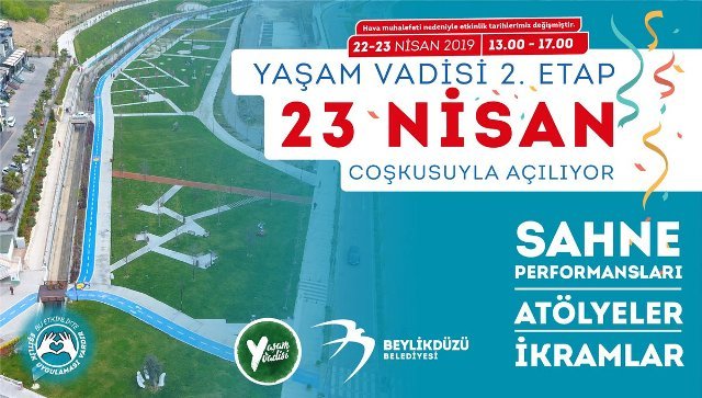 Beylikdüzü Yaşam Vadisi 2. Etap, 23 Nisan'da açılıyor