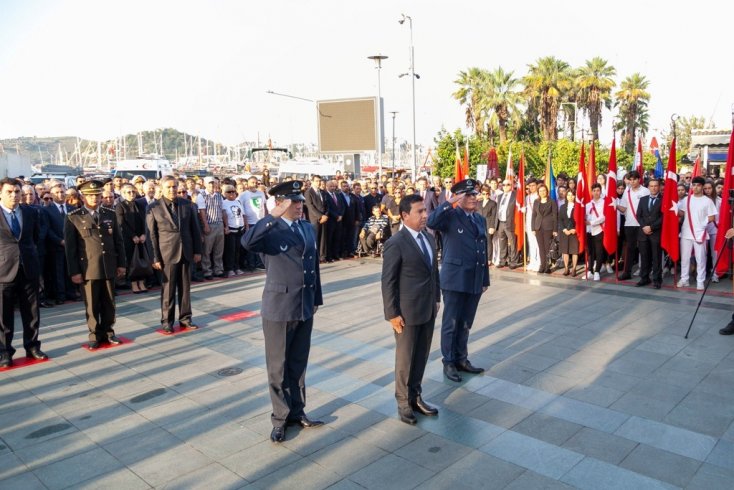 Bodrum, 10 Kasım'da Atatürk'ün sesini dinledi