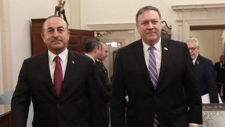 Çavuşoğlu, ABD'li mevkidaşı Pompeo ile görüştü