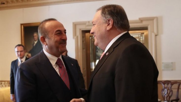 Çavuşoğlu, ABD’li mevkidaşı Pompeo ile görüştü