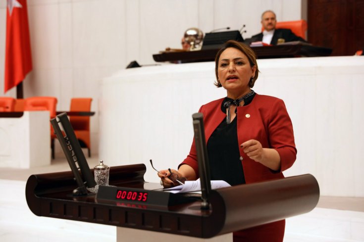CHP Adana Milletvekili Müzeyyen Şevkin'den 5 yıldır bitirilemeyen stat için araştırma komisyonu kurulması talebi