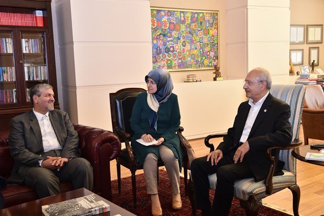 CHP lideri Kılıçdaroğlu, İran heyeti ile görüştü