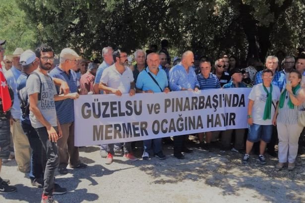 CHP'li vekiller, Akseki'ye açılmak istenen mermer ocağını Meclis'e taşıdı