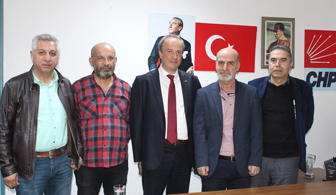 CHP'nin Avcılar adayı Turan Hançerli, Sendika Başkanları ile bir araya geldi