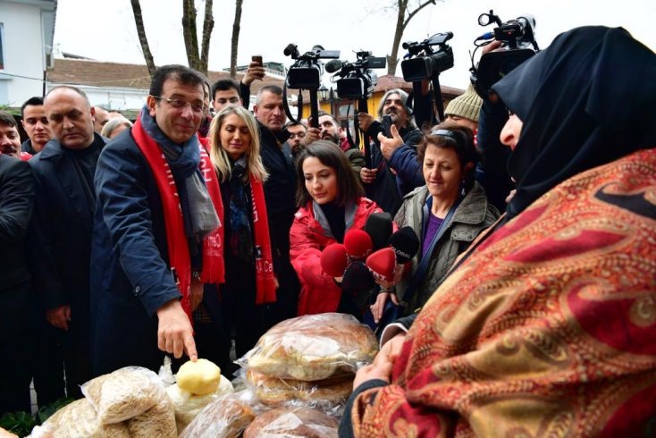 CHP'nin İstanbul Adayı Ekrem İmamoğlu Beykoz ve Şile'de halkla buluşuyor