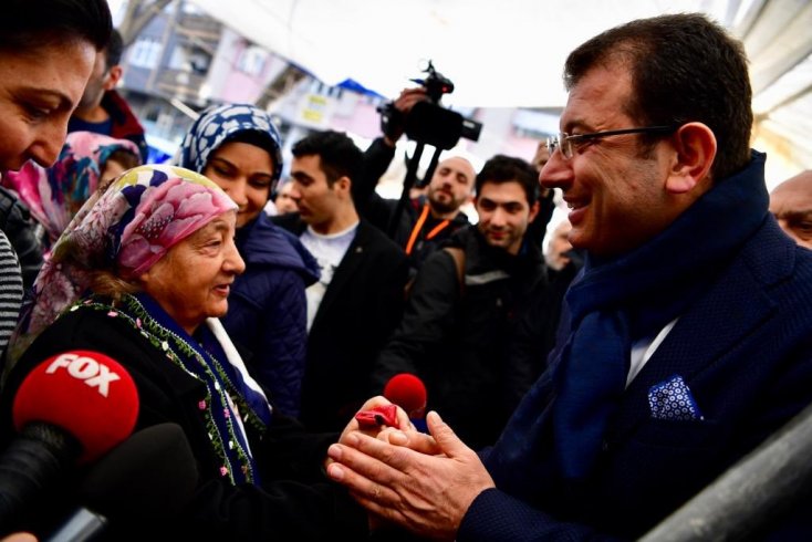 CHP'nin İstanbul Adayı Ekrem İmamoğlu Beykoz'da halkla buluşuyor
