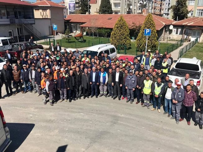 CHP'nin Kırklareli Belediye Başkan Adayı Mehmet Tuna Soykan belediye çalışanlarıyla bir araya geldi