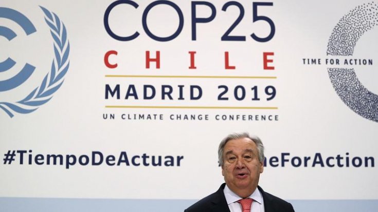 COP 25 İklim Zirvesi Madrid'de başladı