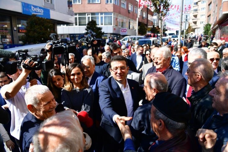 Ekrem İmamoğlu Kartal ve Çekmeköy'de halkla buluşuyor