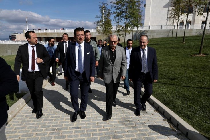 Ekrem İmamoğlu'ndan Büyük Çamlıca Camii ziyareti