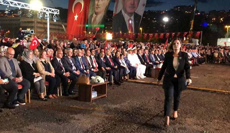 Erdoğan 15 Temmuz anmasında Kılıçdaroğlu'na yüklendi, CHP'li başkan alanı terk etti: 15 Temmuz'u siyasi şova dönüştürenlerin karşısındayız