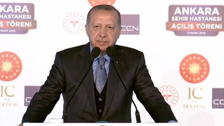 Erdoğan: Eminim şehir hastanelerinden en çok istemeyenler istifade edecek; varsın etsinler