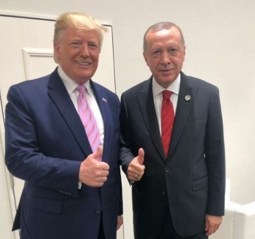 Erdoğan, Trump, Putin ve Macron'la bir araya geldi!
