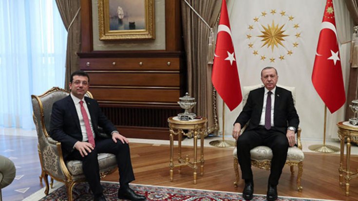 Erdoğan ve Ekrem İmamoğlu bir araya geldi, İmamoğlu görüşme sonrası açıklama yaptı: Oyunu istedim, gülümsedi