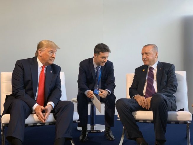 Erdoğan ve Trump NATO Zirvesi'nde bir araya geldi