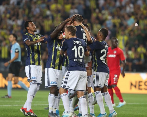 Fenerbahçe, Gazişehir Gaziantep'i 5-0 yendi