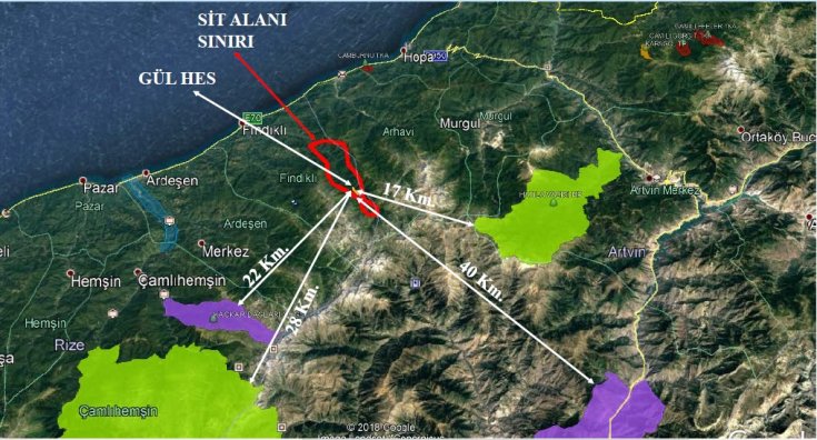 Fındıklı Solarez deresine HES projesi