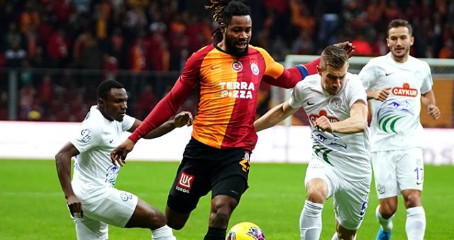 Galatasaray, Çaykur Rizespor'u 2-0 yendi