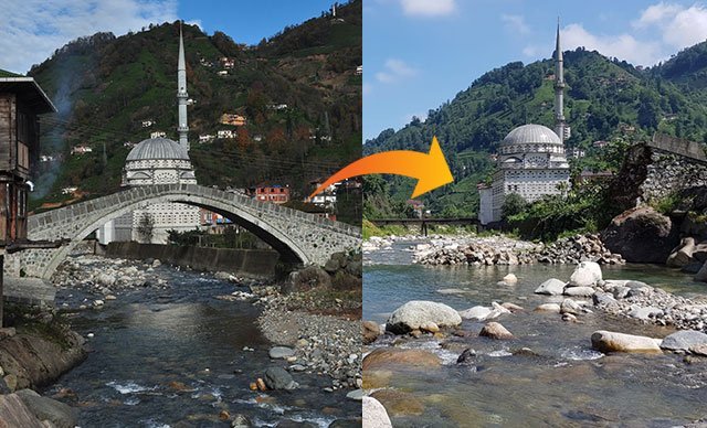 Geçen yıl restorasyonu yapılan 300 yıllık köprü çöktü