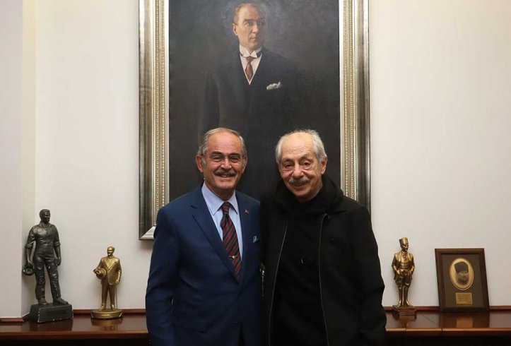 Genco Erkal'dan Eskişehir Büyükşehir Belediye Başkanı Yılmaz Büyükerşen’e ziyaret
